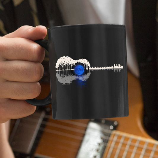 Guitar Moonlight Mug