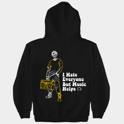 Music Helps - Oversized Hoodie