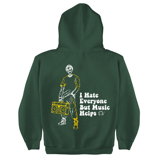 Music Helps - Oversized Hoodie